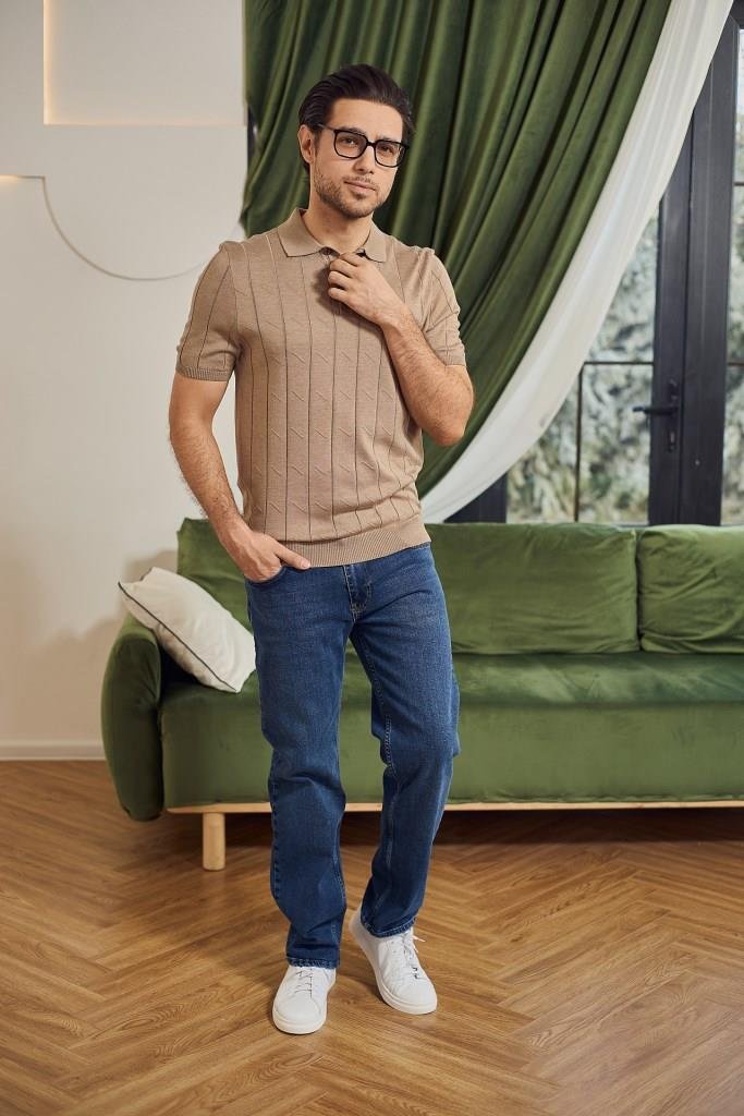 Джинсы мужские синие