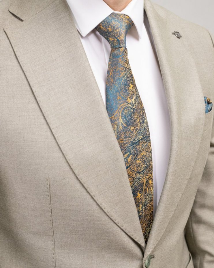 Костюм 2-ка Mazaltovman бежевый повседневный