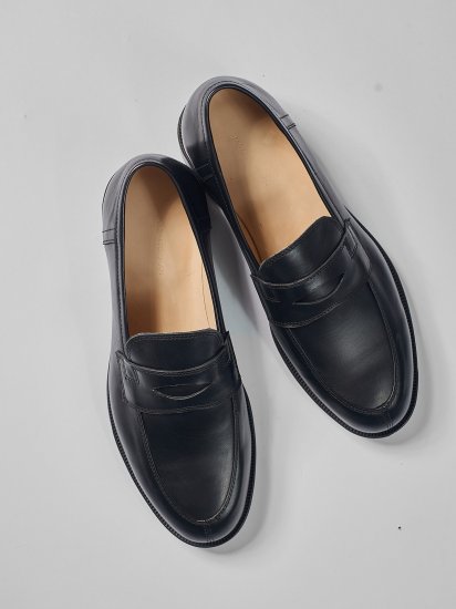 Лоферы MAZALTOVMAN Черные кожаные