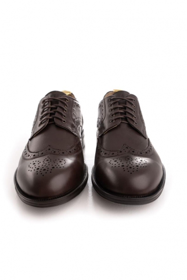 Дерби MAZALTOVMAN Коричневые брогированные